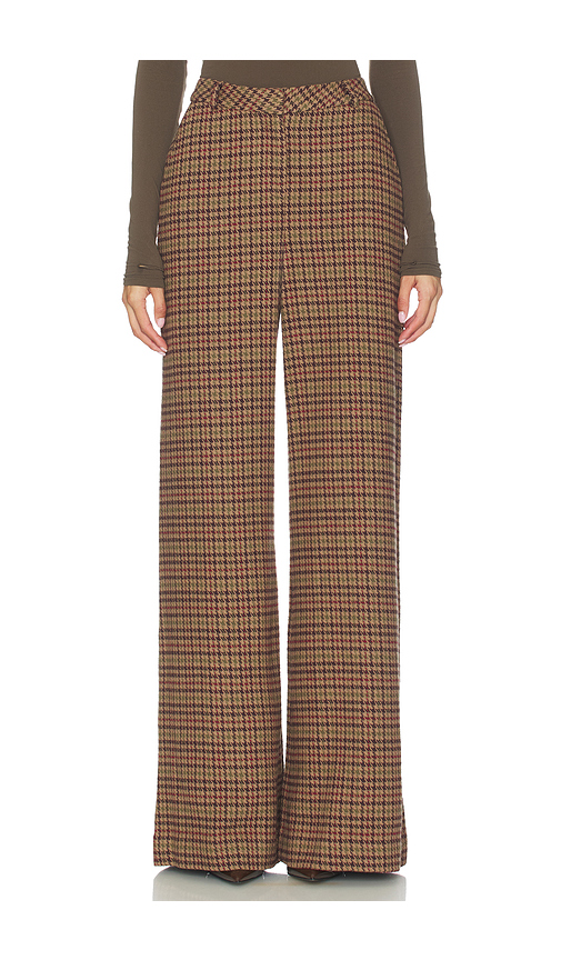 L'AGENCE Pilar Wide Leg Pant in Brown. 0. Also , 4
