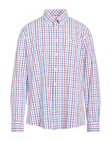 Man Shirt Red Size S Cotton, Elastane