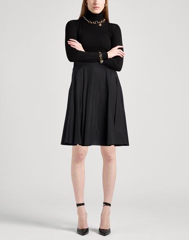 Alaïa Woman Midi skirt Black Size 6 Cotton