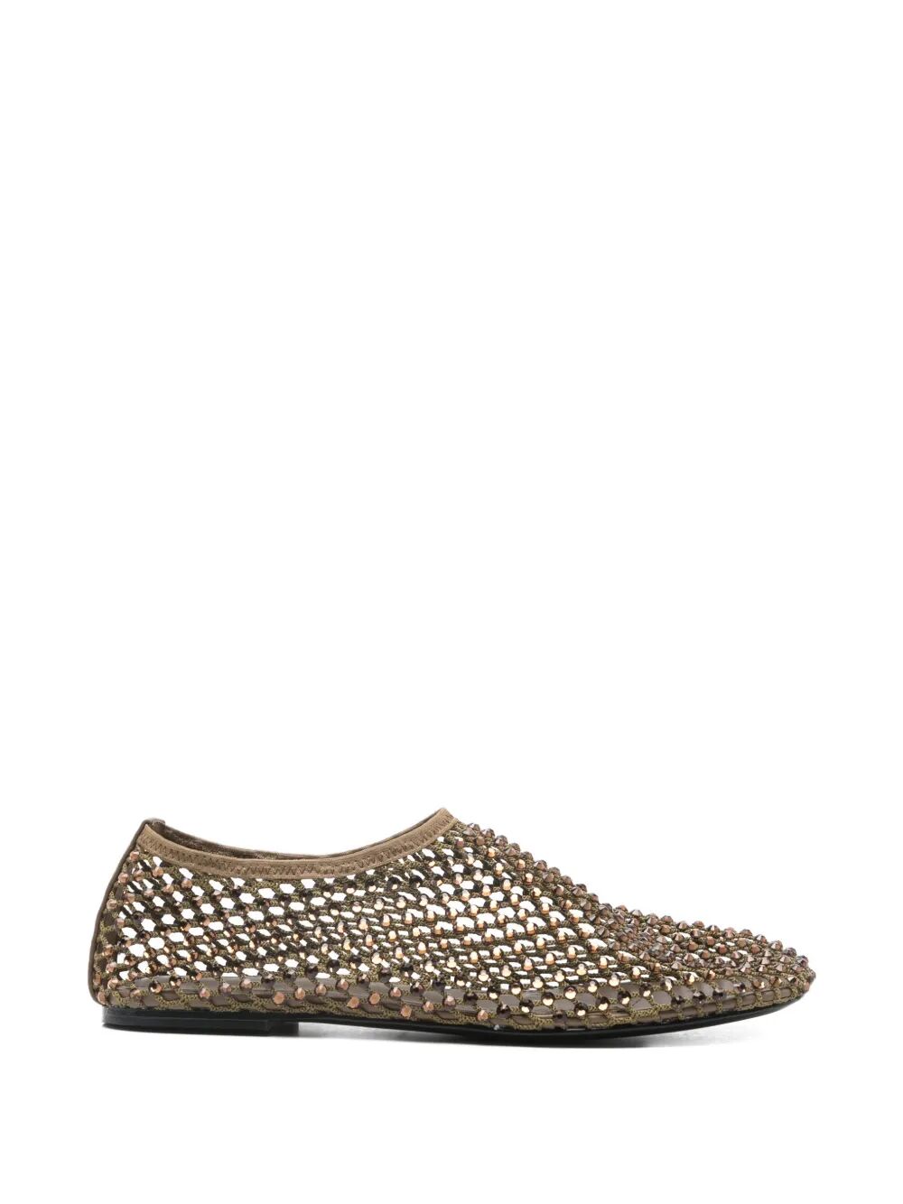 Bijoux Ballerina Brown Other Fibres Tessuto Shoe - Women