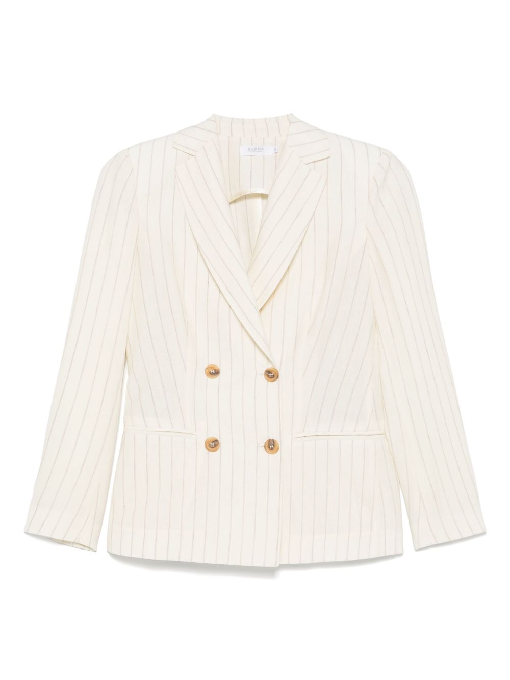 Barba pinstripe blazer - Neutrals
