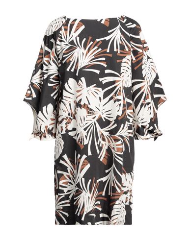 Alpha Studio Woman Midi dress Black Size 2 Cotton