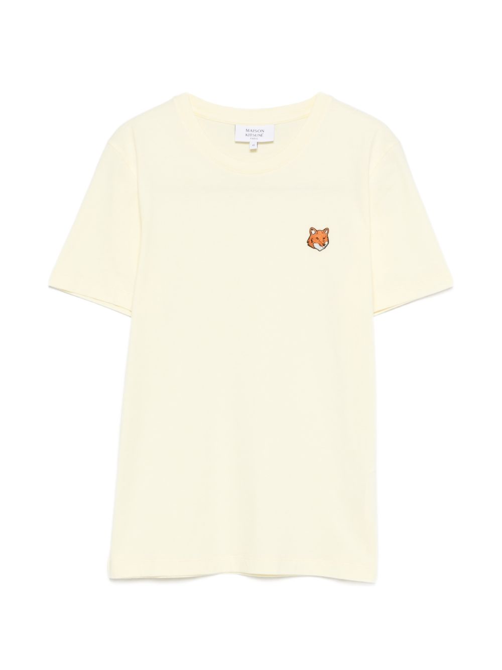 Fox Head T-Shirt — Pastel yellow