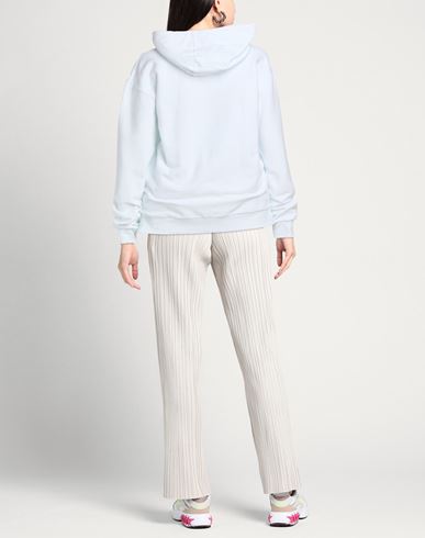Woman Sweatshirt Sky blue Size 3XL Cotton, Elastane