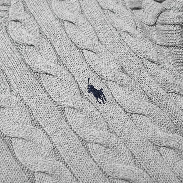 Cable knit knitted sweatshirt