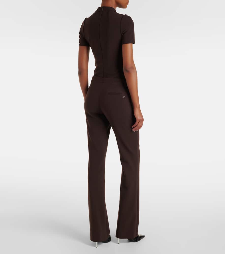 Courrèges High-rise flared pants