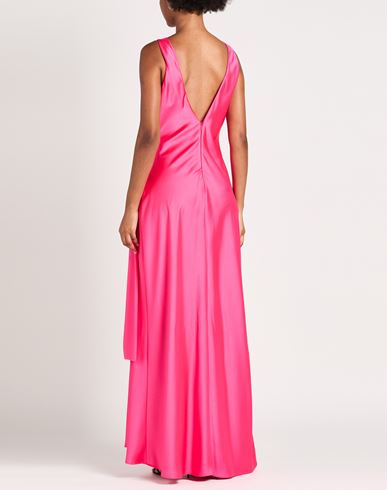 Woman Maxi dress Fuchsia Size 12 Polyester