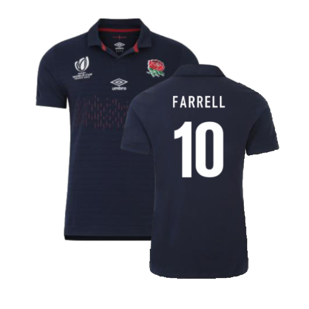 (S) England RWC 2023 Alternate Classic Rugby Jersey (Farrell 10)