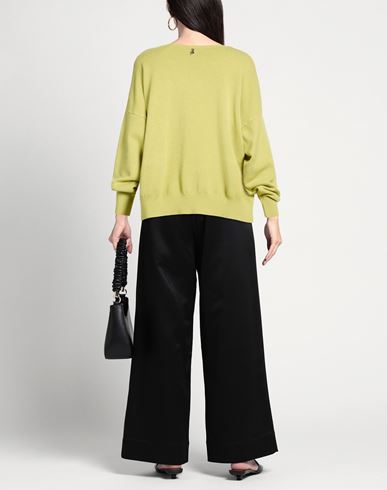 Woman Sweater Lime green Size S Viscose, PBT