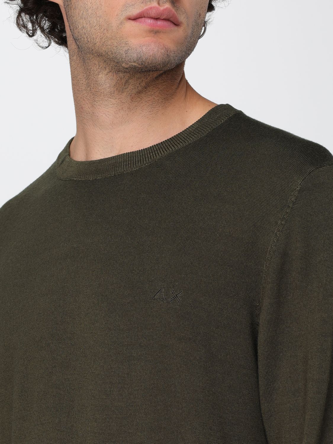 Sweater Men color Military