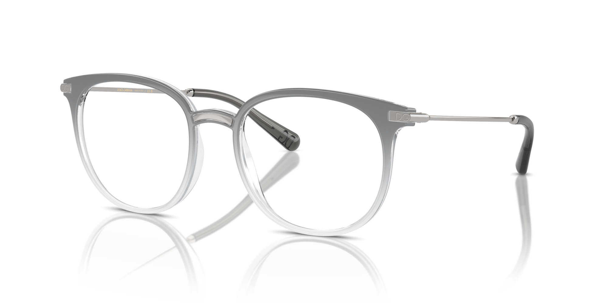 Dolce & Gabbana Woman Dolce & Gabbana DG5071 3291 Optical frames Injected Grey Transparent Pantos Norma