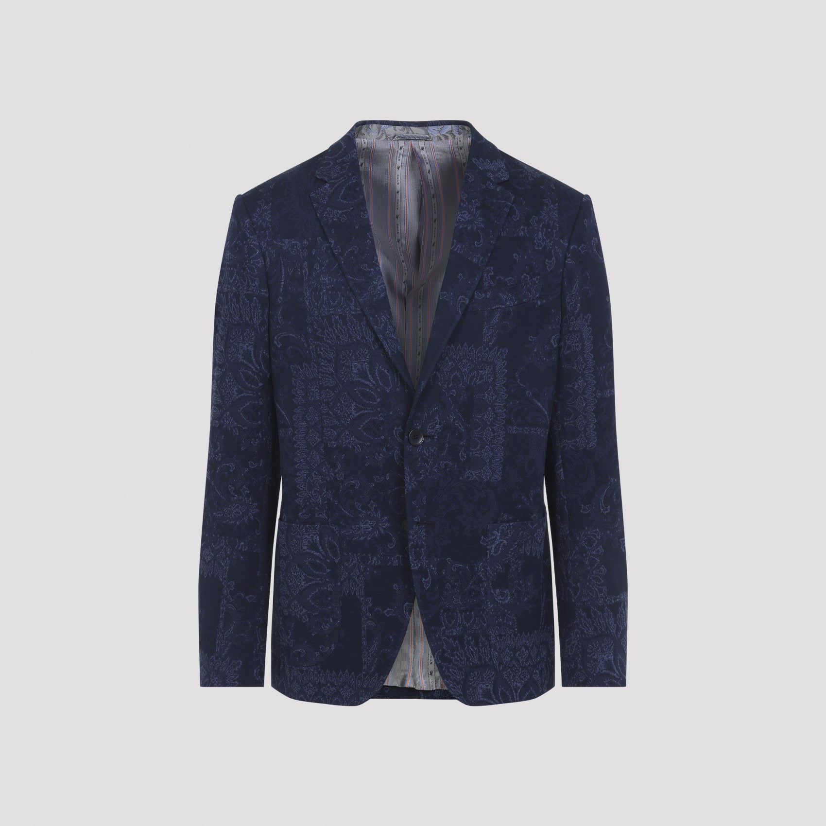 Floral Jacquard Single-breasted Jacket