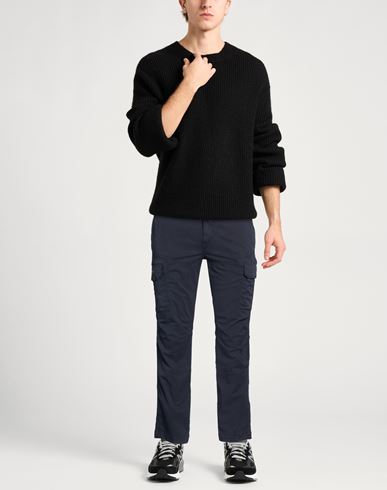 Man Pants Midnight blue Size 40 Cotton, Lyocell, Elastane