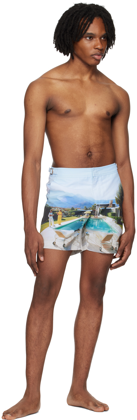 Orlebar Brown Blue Bulldog Swim Shorts