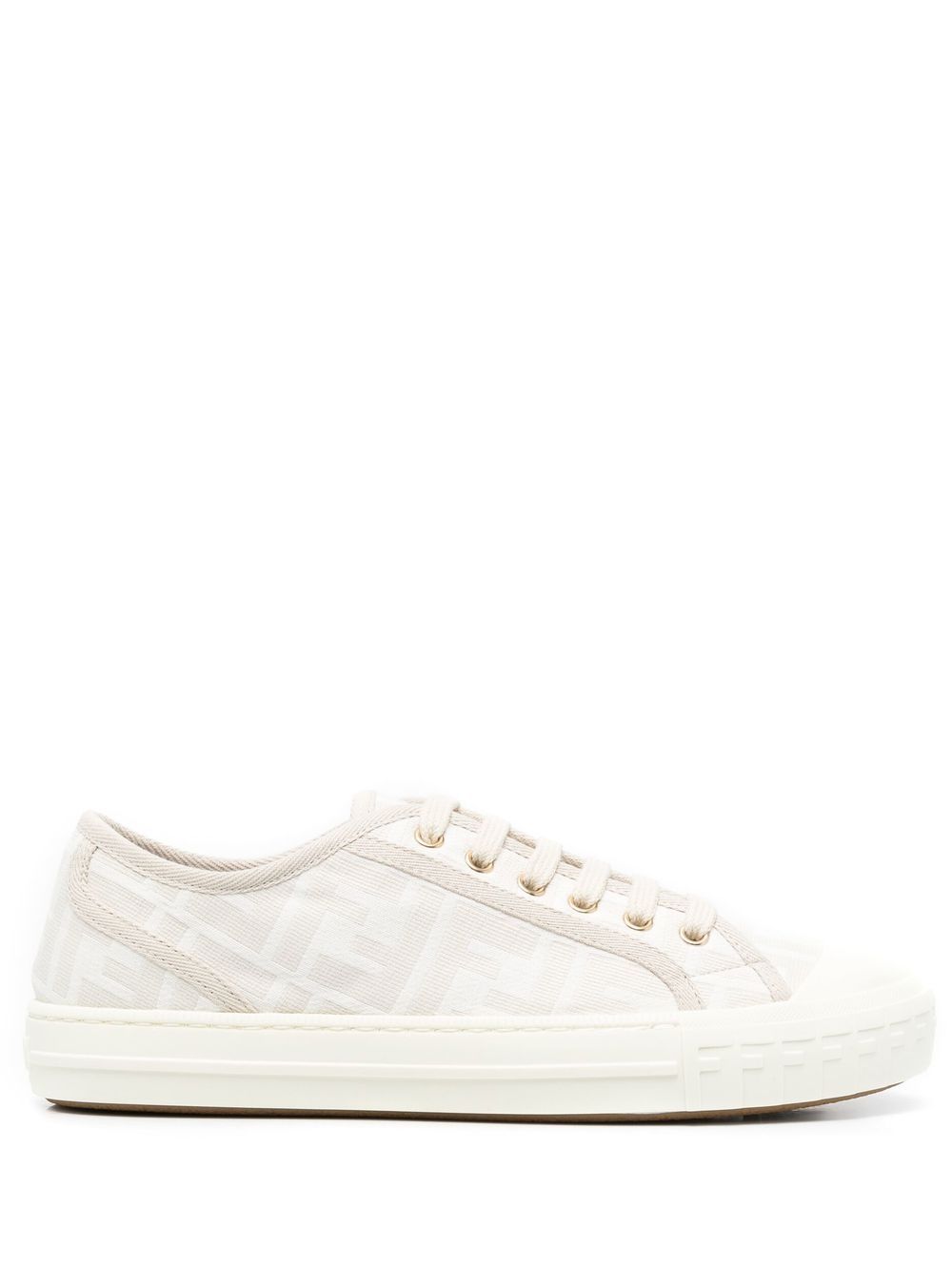 Domino FF-motif sneakers - Neutrals