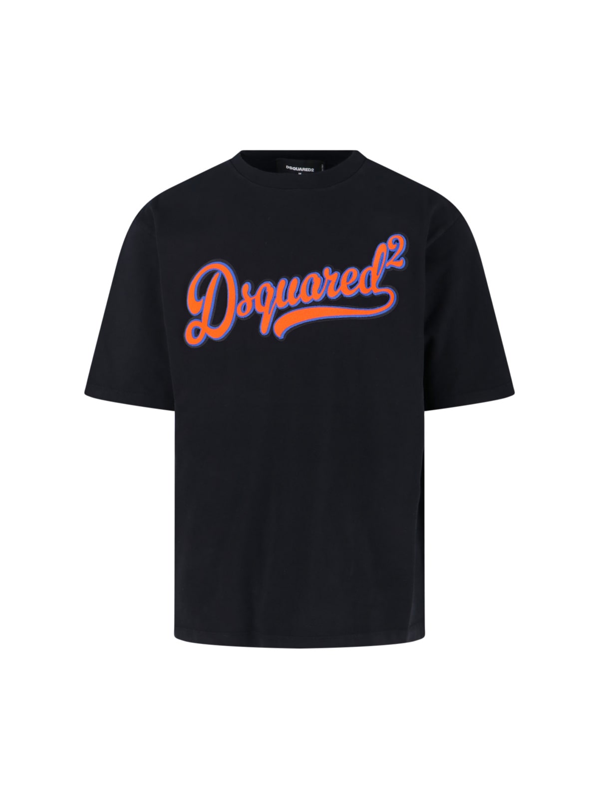 Sponge-patch T-shirt - Black
