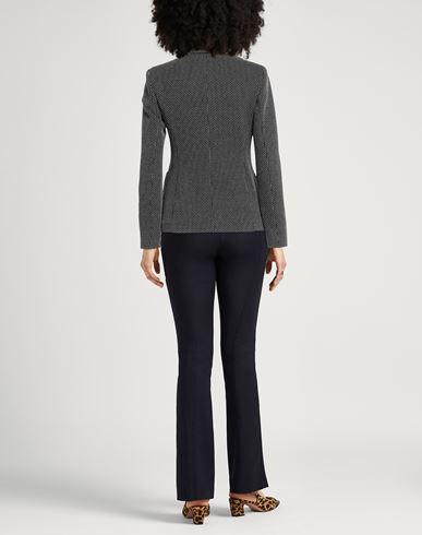 Caractère Woman Blazer Black Size 10 Cotton, Polyester, Elastane
