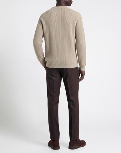 Man Sweater Taupe Size 36 Cashmere