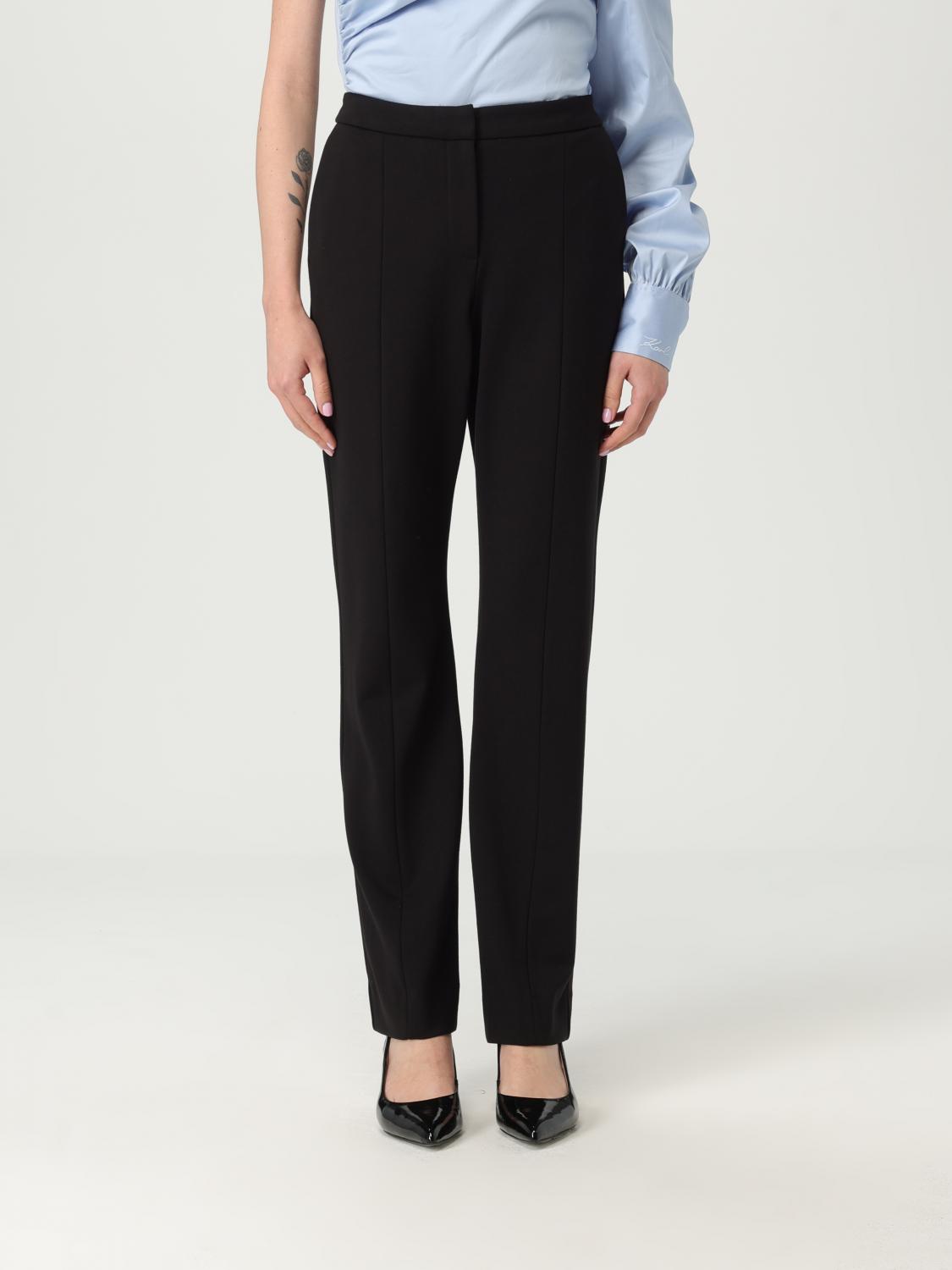 Pants KARL LAGERFELD Woman color Black