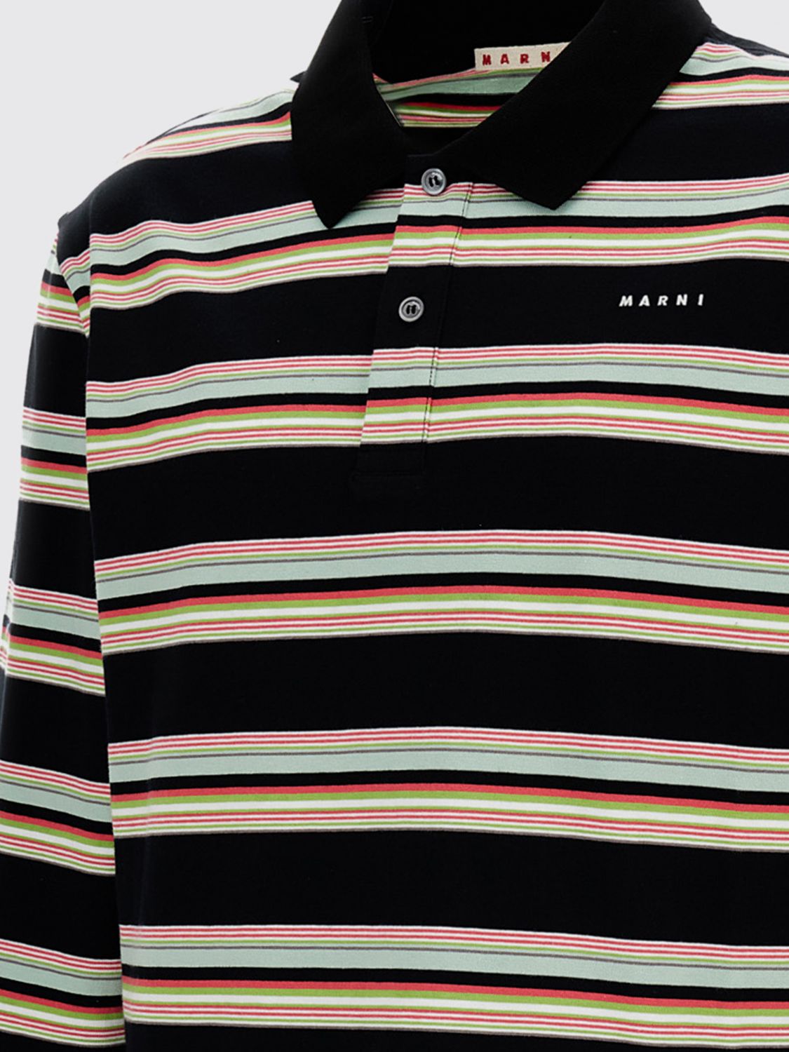 Slim Fit Long Sleeve Polo Shirt