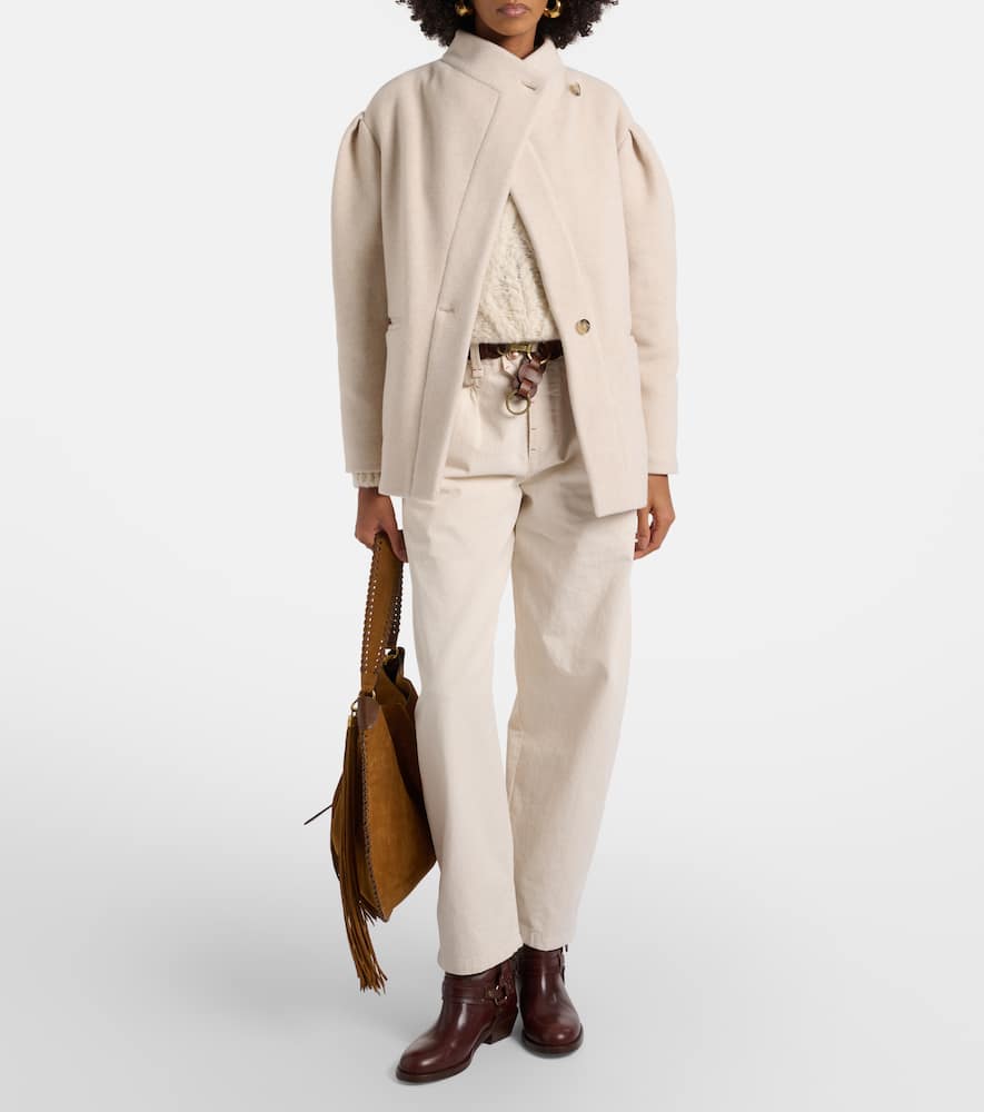 Wool-blend jacket