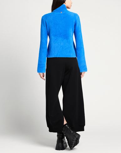 Woman Turtleneck Bright blue Size L Polyamide