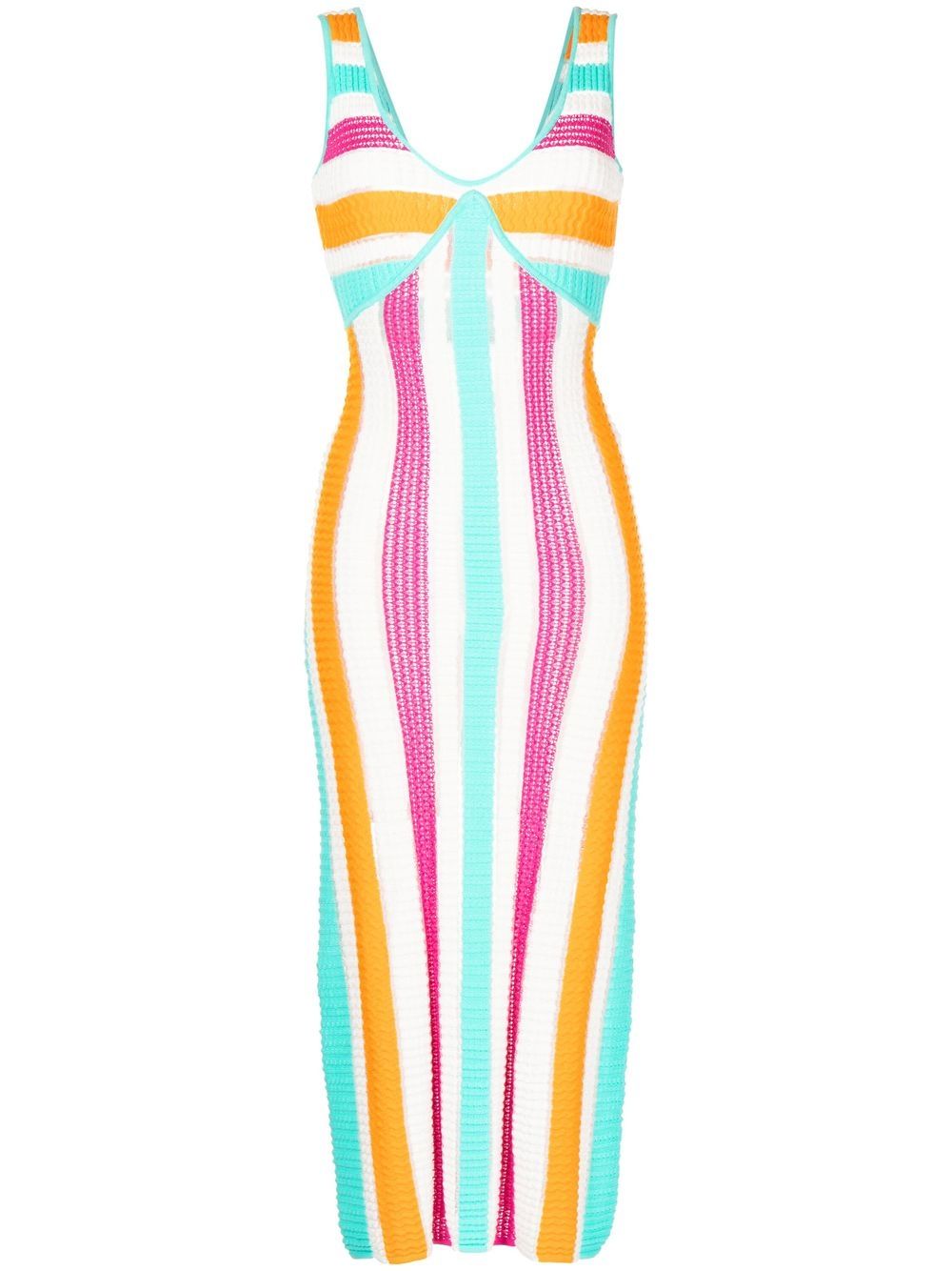 The Aubrey striped dress - Multicolour