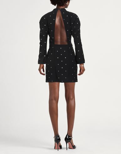 Woman Mini dress Black Size M Polyester, Acetate