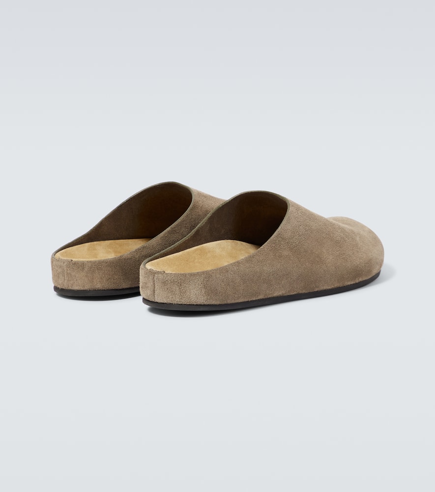 The Row Hugo suede clogs