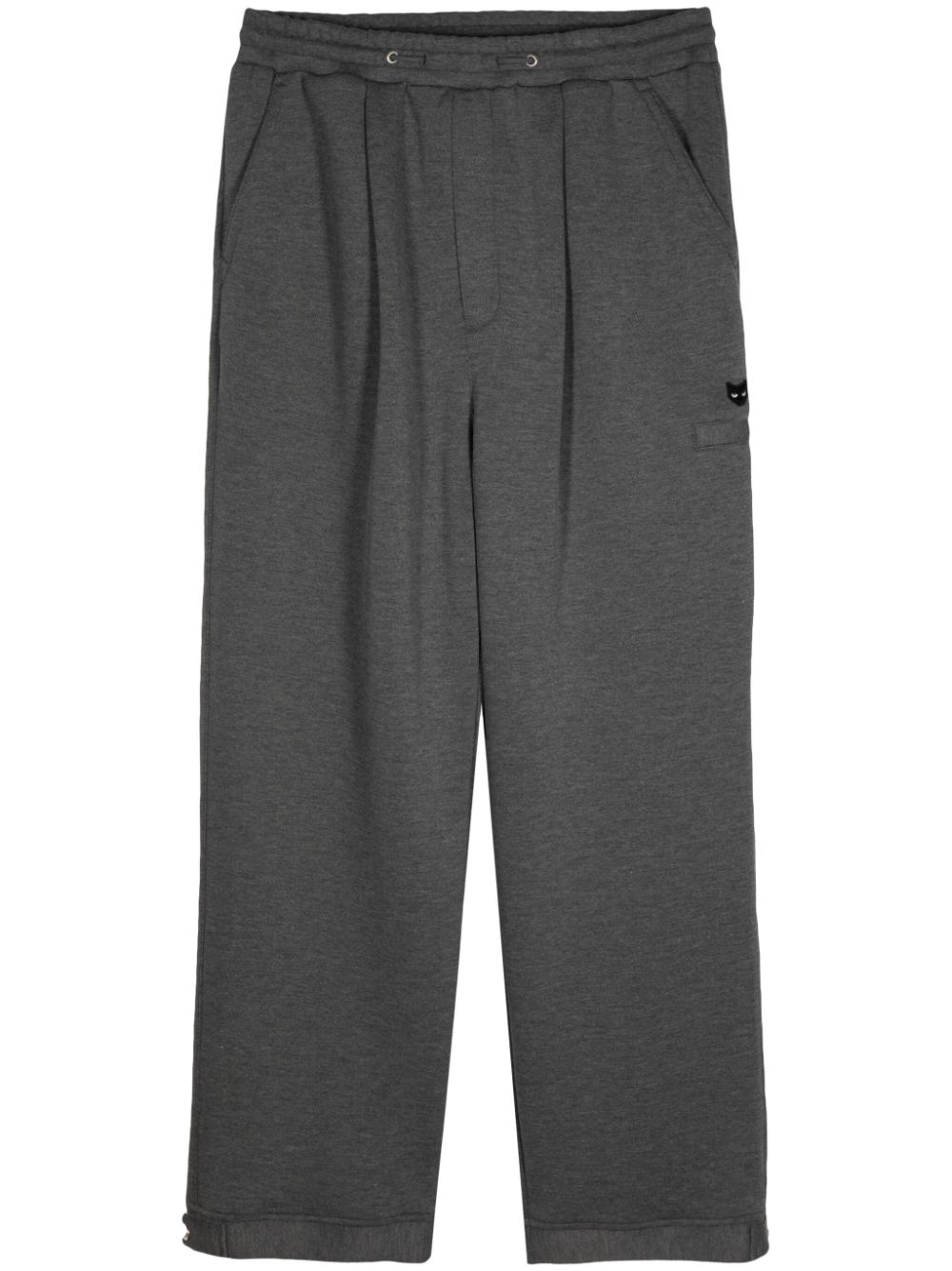 Panther wide-leg track pants - Grey