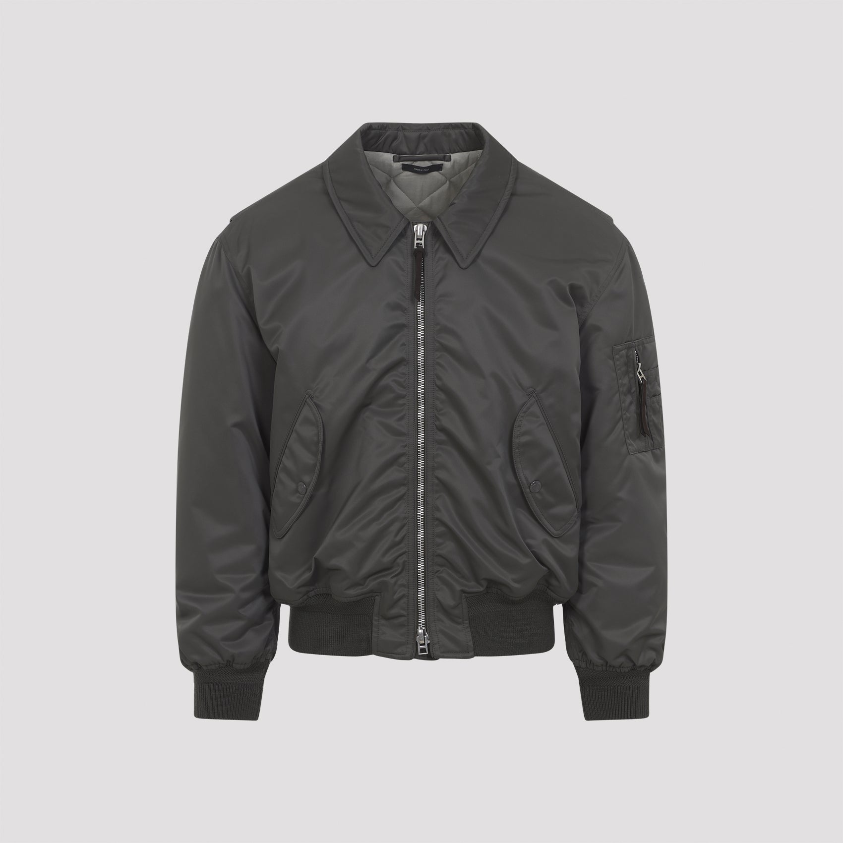 Satin Nylon Flight Bomber