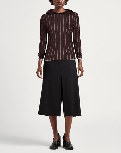 Woman Sweater Dark brown Size S Wool, Acrylic, Polyamide