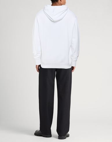 Man Sweatshirt White Size 36 Cotton
