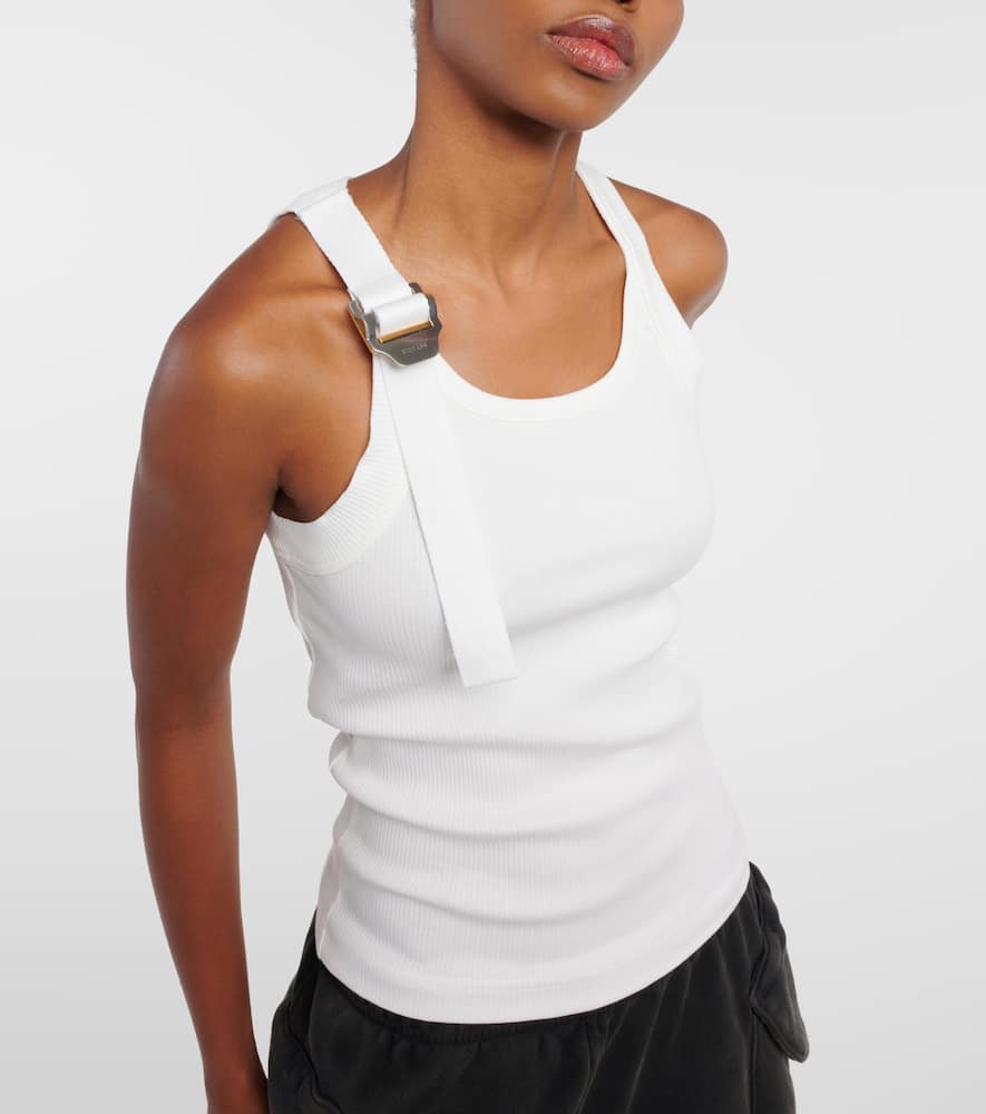 Safety Slider cotton-blend tank top