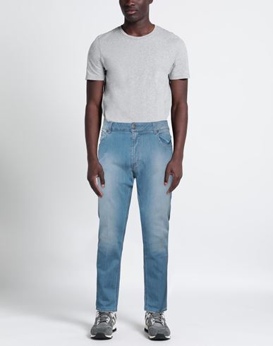 Man Jeans Blue Size 30 Cotton, Elastomultiester, Elastane
