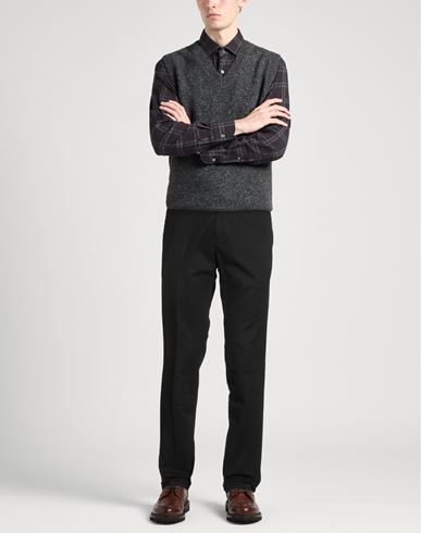 Man Pants Black Size 34 Cotton, Elastane