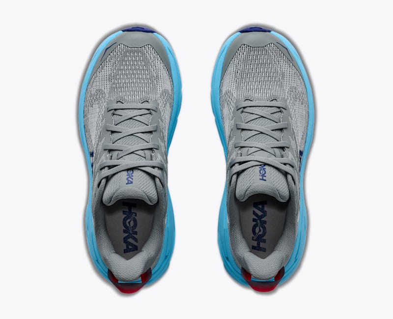 HOKA Women's Challenger 8 Shoes in Galactic Grey/Soaring Blue