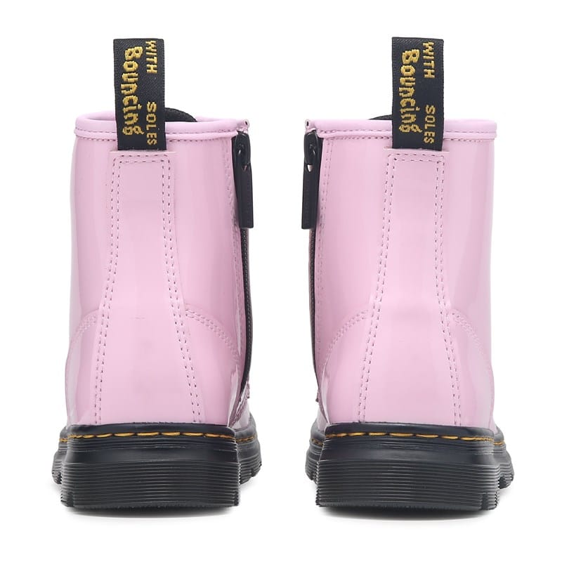 Kids' Aprile Combat Lace Up Boot Little/Big Kid Boots (Pink)