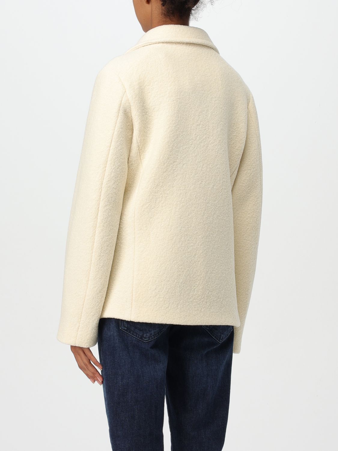 Bouclé jacket - White