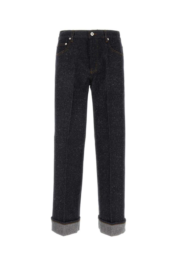 Melange Blue Denim Jeans