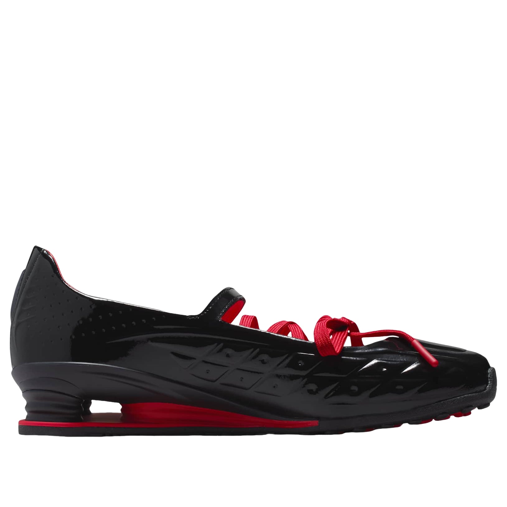 (WMNS) x LABELHOOD Shox Z Calistra 'Black University Red'