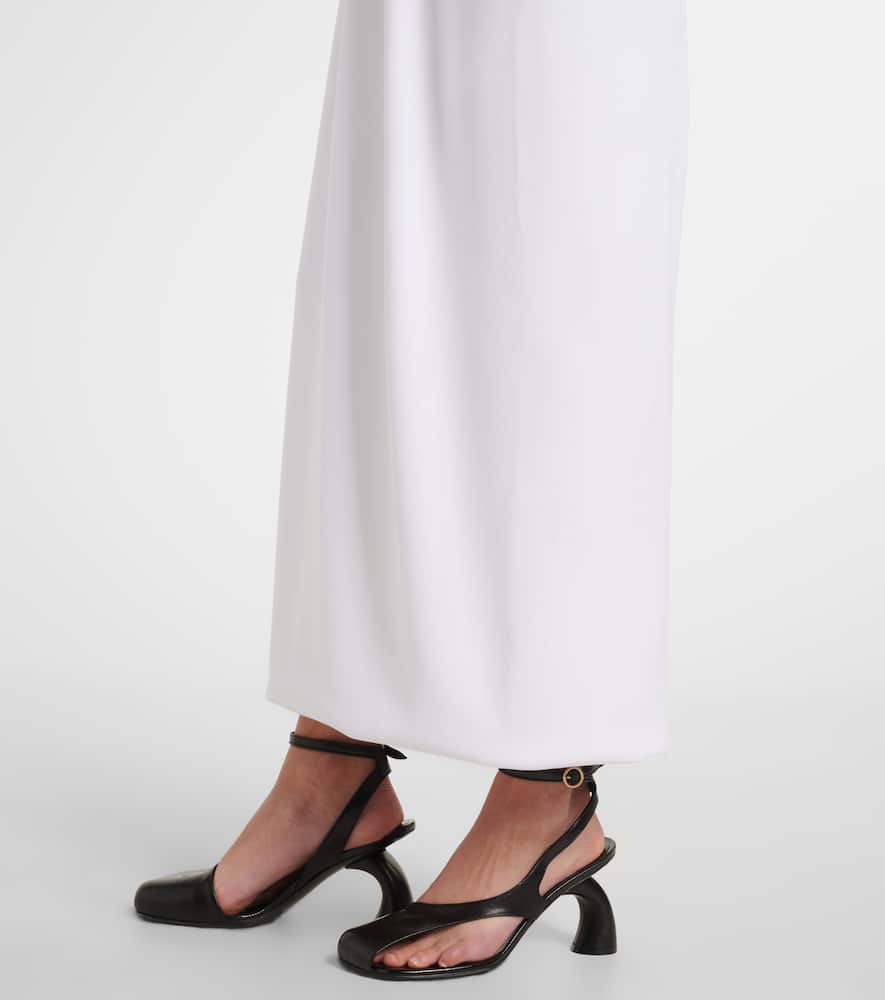 Alceste draped halterneck maxi dress