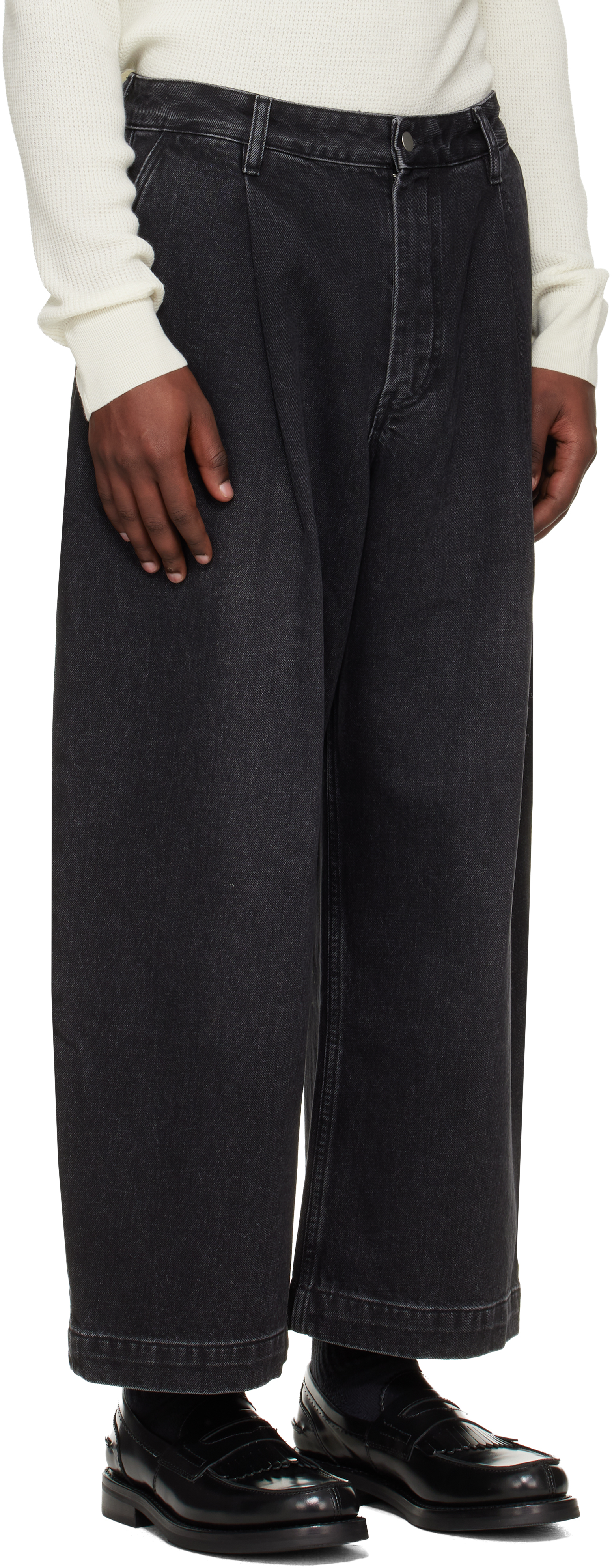 Black Puch Denim Jeans
