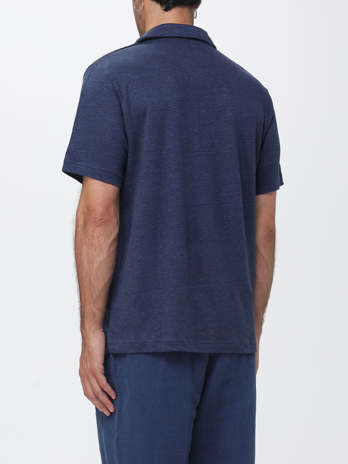Fraser linen polo shirt - White
