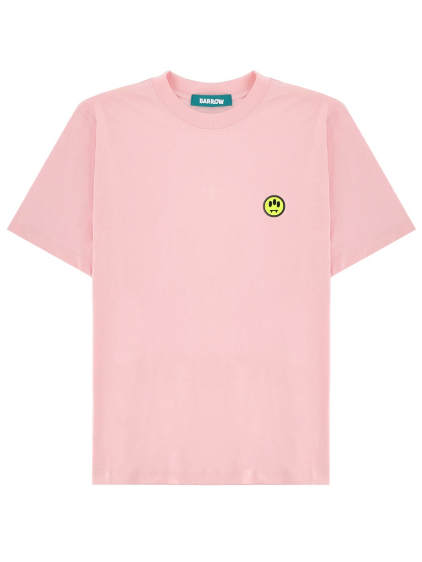 Pink Logo Crew Neck T-Shirt