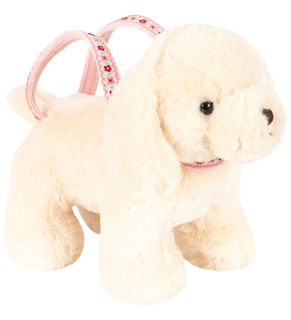 Konges Sløjd Teddy bag - Puppy Bag - 19x25 cm - Off White - Konges Sløjd - OneSize - Soft Toy