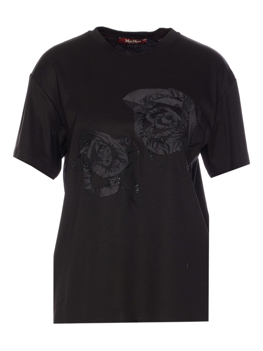 Max Mara floral-print T-Shirt - White