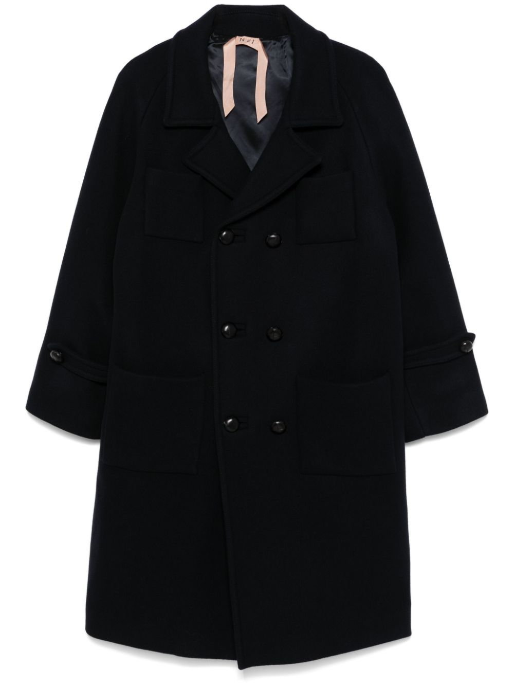 Double-breasted coat - Blue