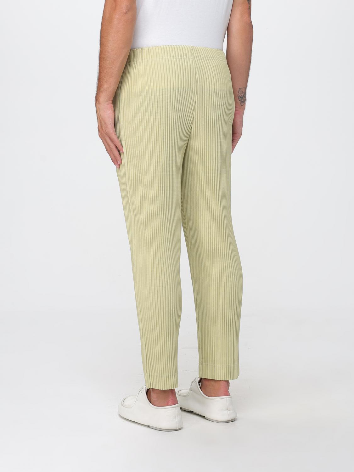Pants Men color Green