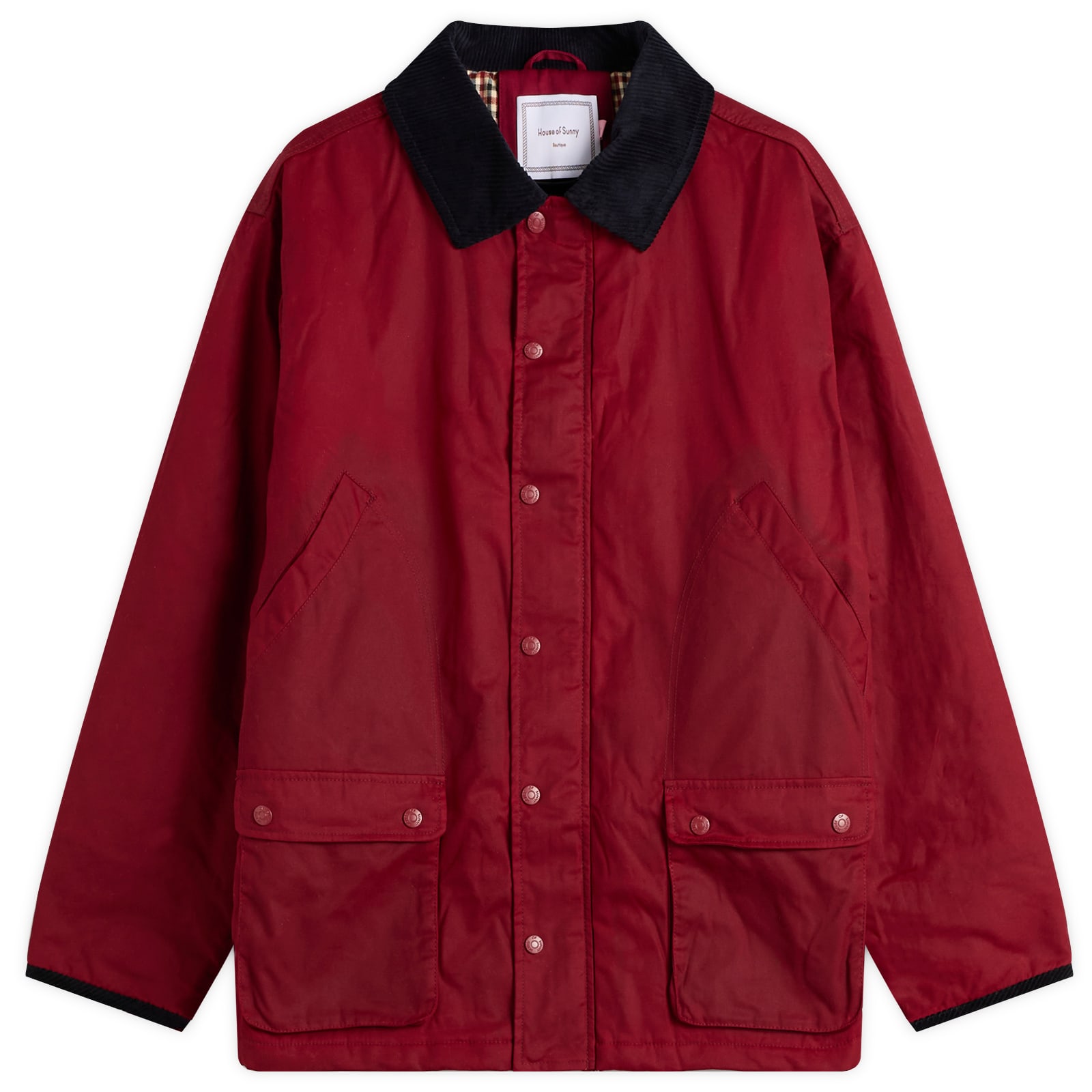 Women's Wax Rain Jacket Wine